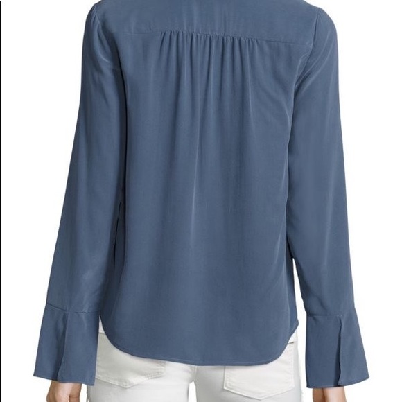 Joie Ceegan Bell-Sleeve Silk Blouse - Picture 2 of 12